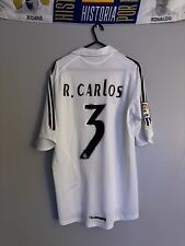 Usado, CAMISA DE FUTEBOL REAL MADRID 2005/2006 HOME ADIDAS TAMANHO P #6 Roberto Carlos comprar usado  Enviando para Brazil