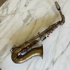 Usado, Saxofón vintage sin marca más pequeño que alto y más grande que soprano. Llave F? tal cual segunda mano  Embacar hacia Argentina