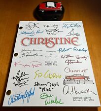 Christine script signed for sale  Astoria