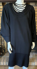 Daymor Couture Vintage Black Dolman Sleeve Dress Size 14 for sale  Shipping to South Africa