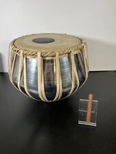 Aluminium Tabla 9" Hand Drum w/ Mini Stick Musical Instrument Percussion Folk for sale  Shipping to South Africa