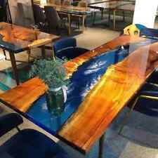 Blue epoxy dining for sale  Shipping to Ireland