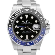 Relógio Rolex GMT-Master II BATMAN azul preto cerâmica aço inoxidável 40 mm 116710 BLNR comprar usado  Enviando para Brazil