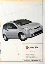 Citroen design special for sale  BIGGLESWADE