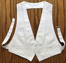 White marcella waistcoat for sale  BRISTOL