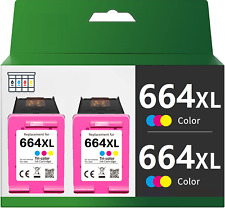 Compatível para HP 664XL Cartucho De Tinta Colorida Show Tinta Deskjet 1115 2136 3636 - 2pk comprar usado  Enviando para Brazil