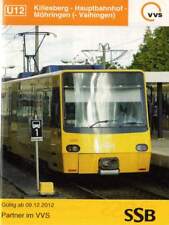 Linienfahrplan stadtbahn u12 gebraucht kaufen  Hamburg