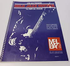 Solo Jazz Guitar Vol. 1 by Alan de Mause, Rare, Spiral Bound, 1981, used for sale  Shipping to South Africa