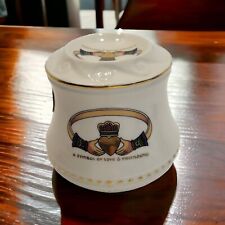 Queimador de óleo Lughnasa Claddagh feito à mão porcelana irlandesa assinada Galway Irlanda comprar usado  Enviando para Brazil