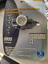 Nightstick Head Lamp Rechargeable Adjustable Tilt 1000 Lumens  IPX7 USB-4708B for sale  Shipping to South Africa