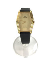 Technos relógio de corda manual/analógico/couro/ouro/preto 14 comprar usado  Enviando para Brazil