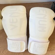 Guantes de boxeo Venum Elite de gancho y bucle - blancos 16 oz unisex segunda mano  Embacar hacia Argentina