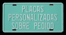 "NOVEDAD PLACA PROMOCIONAL FRONTAL ""PLACAS PERSONALIZADAS SOBRE PEDIDO" segunda mano  Embacar hacia Argentina