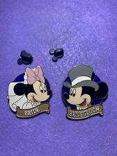 Conjunto de broches Disney Mickey Minnie noiva noivo, usado comprar usado  Enviando para Brazil