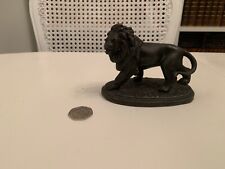 Antique spelter lion for sale  CUMNOCK