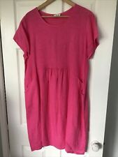 Linen dress Pink One size , used for sale  Shipping to South Africa