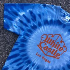 White Castle Las Vegas Blue Tie Dye Tee - Size XL for sale  Shipping to South Africa