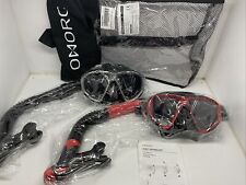 Kit de buceo 2 en 1 Onorc OD195B paquete de 2 rojo/negro NUEVO segunda mano  Embacar hacia Argentina