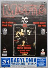 Misfits ramones black for sale  PRESTON