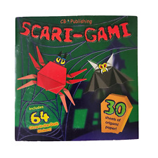 Libro artesanal para niños Scari-Gami de origami de Halloween de Kris Hirschmann con pegatinas segunda mano  Embacar hacia Argentina