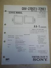 Occasion, Sony Service Manual~CKV-27DST1/27HX1 Trinitron TV~Original~Repair d'occasion  Expédié en France
