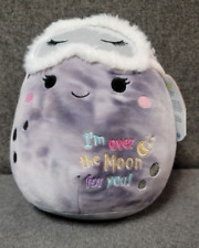 Pelúcia Squishmallows Kellytoy Boulder Over The Moon S12 #758-3 com etiqueta 2021, usado comprar usado  Enviando para Brazil