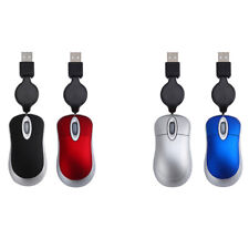 Mini mouse óptico retrátil portátil mini USB com fio mouse home office ratos comprar usado  Enviando para Brazil