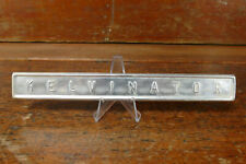 Vintage KELVINATOR Appliance Chrome Emblem Badge Metal Sign Original Part, used for sale  Shipping to South Africa