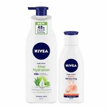 NIVEA Aloe Hydration Body Lotion, 400ML +  Extra Brightening Body Lotion, 120ML for sale  Shipping to South Africa