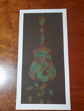 Silkscreen guitar print for sale  Syracuse