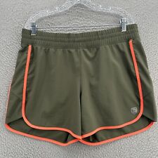 Shorts feminino Goal Five extra grande verde laranja elástico treino cordão academia GG comprar usado  Enviando para Brazil