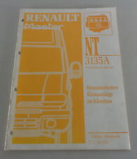 Manual de taller - Suplemento Renault Master Soporte de aire acondicionado para autobús pequeño segunda mano  Embacar hacia Argentina