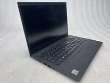 Lenovo ThinkPad X1 Carbon Laptop Core i7-10510U 1.8GHz 16GB RAM 256GB HDD NO OS, used for sale  Shipping to South Africa