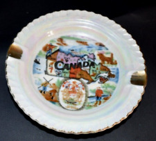 Usado, Cinzeiro vintage canadense lembrança cerâmica pintado à mão - Boa forma comprar usado  Enviando para Brazil