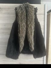 Faux fur sleeveless for sale  LONDON