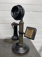 Antique Western Electric Candlestick Telephone w/ Courtesy Pays Coin Box for sale  Shipping to South Africa
