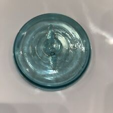 Vintage Blue Glass Mason Jar Lid - Wire Bail Closure 3 1/8” OD - Canning for sale  Shipping to South Africa