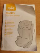 Joie duallo booster for sale  HULL