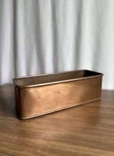 Large Antique Rectangular Copper Planter With Rolled Rim for sale  Shipping to South Africa