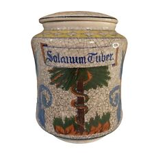 Vintage Apothecary Jar Potato Solanum Tuber Otagiri for sale  Shipping to South Africa