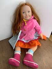 Lolle Annabelle Doll 21” Play Doll by Kathe Kruse Outfit Red Hair Green Eyes for sale  Monument