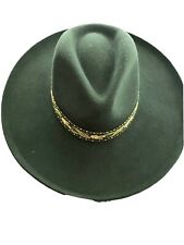 Lack of Color Women's Melodic Fedora - Forest Green Wide Brim Hat myynnissä  Leverans till Finland