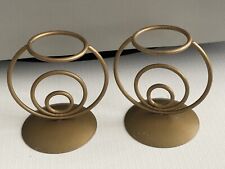 large brass candle holders for sale  Shipping to Ireland