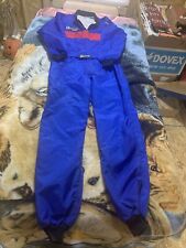 VINTAGE BURRIS RACING DRIVING SUIT BLUE LARGE 100% NYLON BMC 1520 MEXICO for sale  Shipping to South Africa