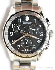 Usado, Relógio Victorinox Swiss Army masculino cronógrafo clássico aço inoxidável 241403 comprar usado  Enviando para Brazil