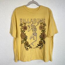 Camisa Billabong Feminina Média Esqueleto Floral Gráfico Namorado T Retrô comprar usado  Enviando para Brazil