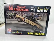 AMT 1/25 1966 Plymouth Barracuda HEMI UNDER GLASS Funny Car Model Kit  for sale  Leominster