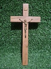 Vintage wooden crucifix for sale  NORTHAMPTON