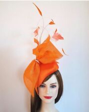 Orange fascinator headpiece for sale  Ireland