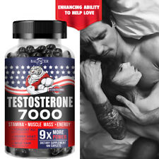 Testosteron 7000 = 120 Kapseln - Hochdosiert - Muskelaufbau + Energie, usado comprar usado  Enviando para Brazil